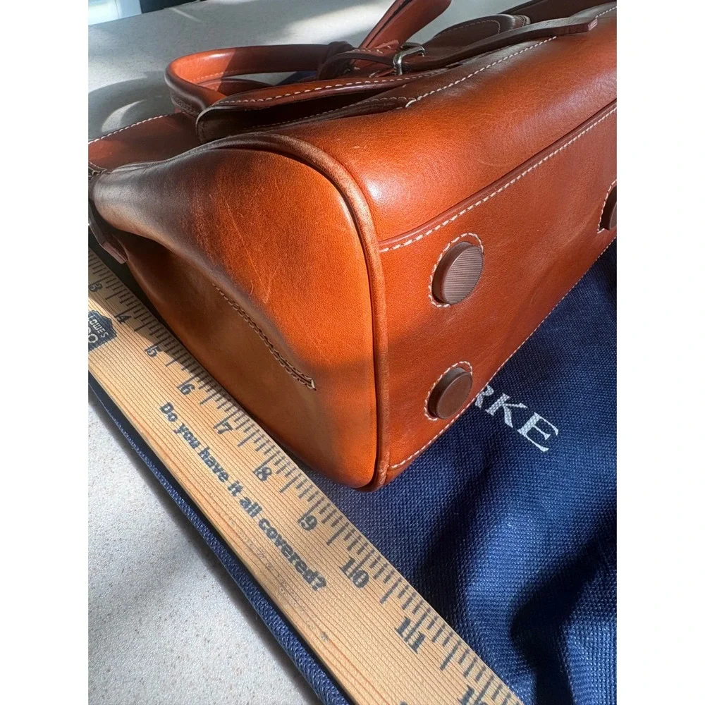 Dooney & Bourke Florentine Leather Satchel/Crossbody – British Tan‎